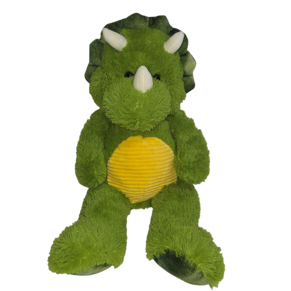 Kellytoy Green Triceratops Plush Dinosaur Stuffed Animal‎ 27in 2018